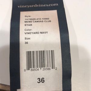 Vineyard Vines Men’s Star Belt Size 42